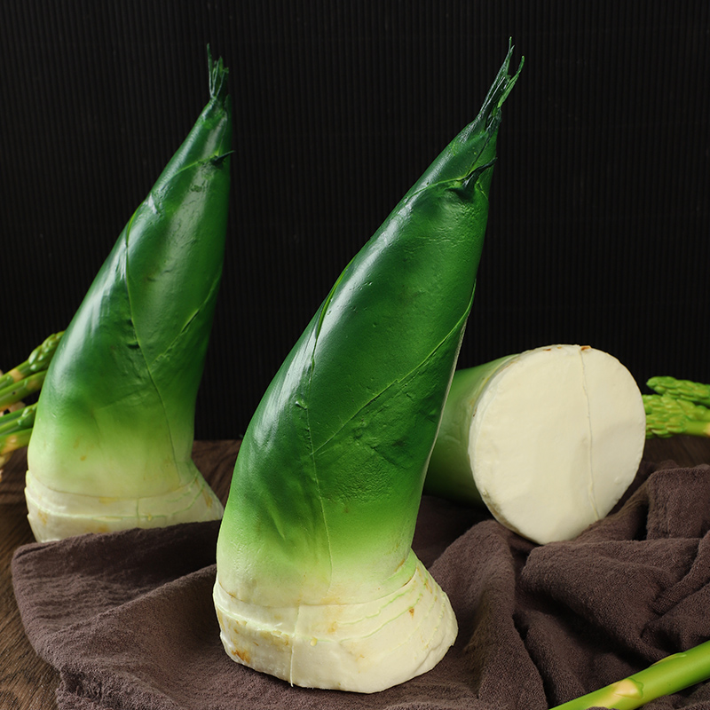 仿真竹笋模型毛笋冬笋春笋芦笋假蔬菜样板间餐厅装饰摆件儿童教具