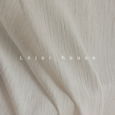 Lojor云屿纱窗纱透光不透人中古风羊毛感奶油亚麻客厅纱帘