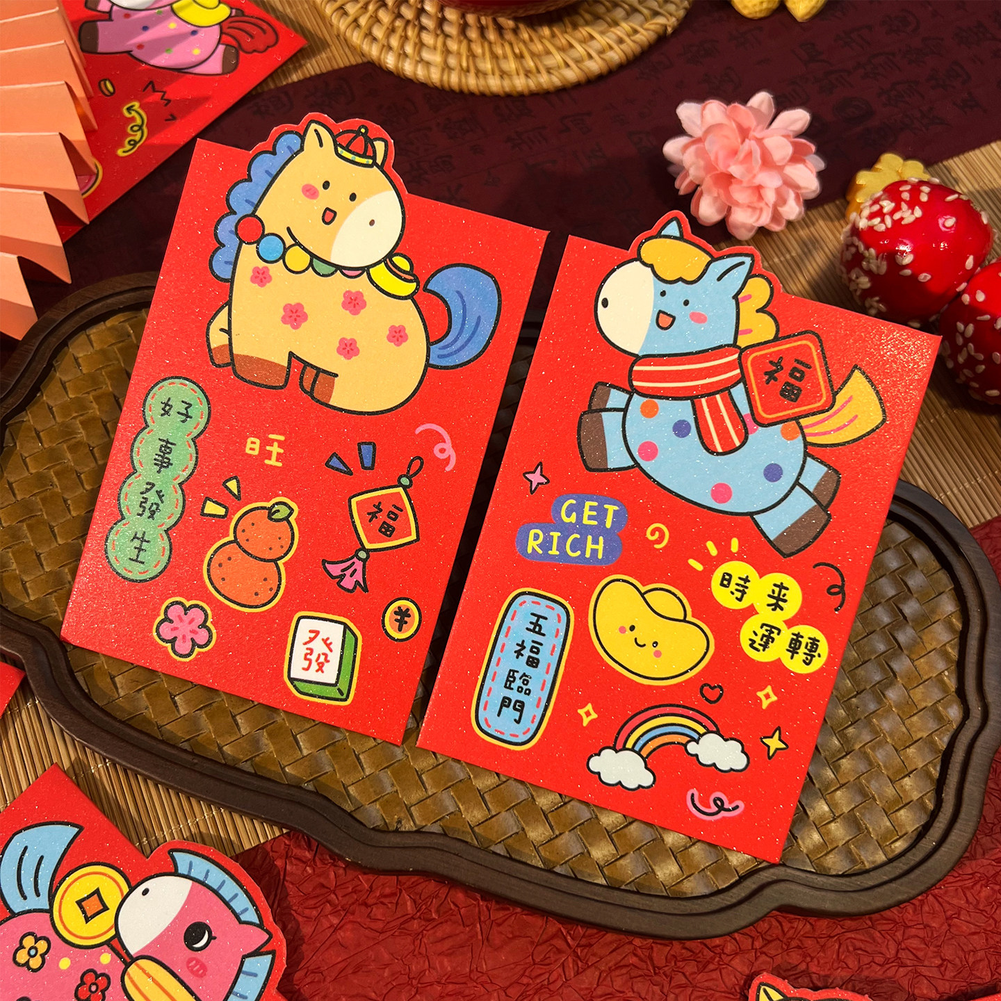 马年卡通立体红包袋2026过新年春节压岁小孩利是封质感厚实红包皮,节庆用品/礼品,红包/利是封,淘宝优惠券,粉丝福利购,淘宝优惠卷