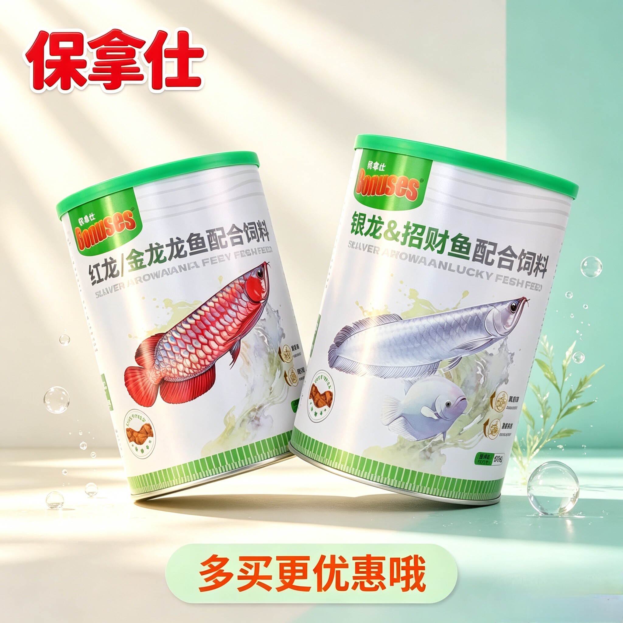 保拿仕颗粒大型鱼营养健康发色
