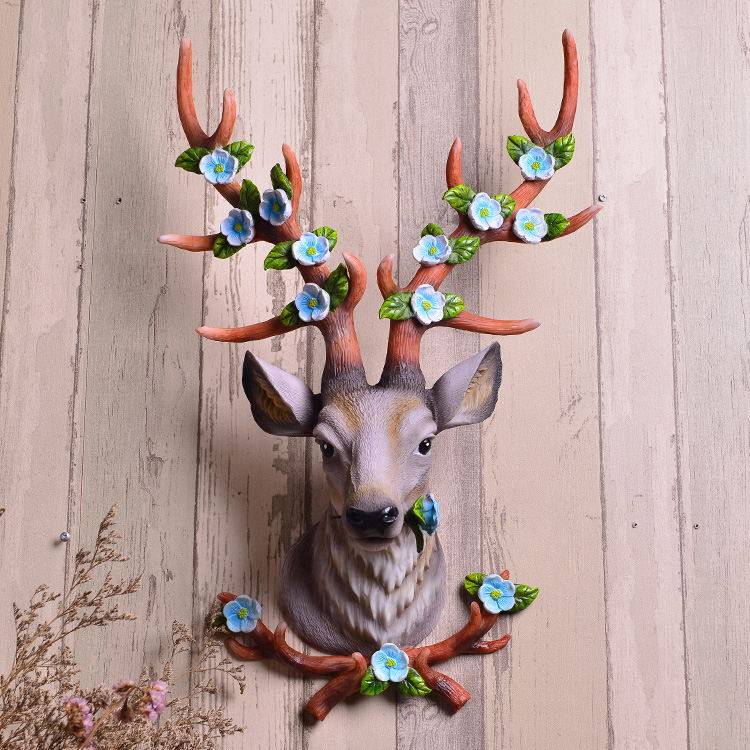 浮雕鹿角婚礼壁饰欧式创意作品过道店铺新品酒吧背景豪华地中小鹿|ruв категории Домашний быт, роспись - от Buy2taobao.com для оказания профессиональной услуги покупки агента Taobao