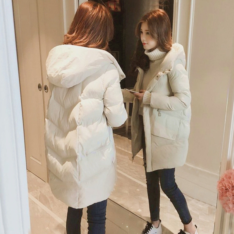 修身羽绒棉服2025年新款女款中长款小个子时尚洋气女士冬季外套