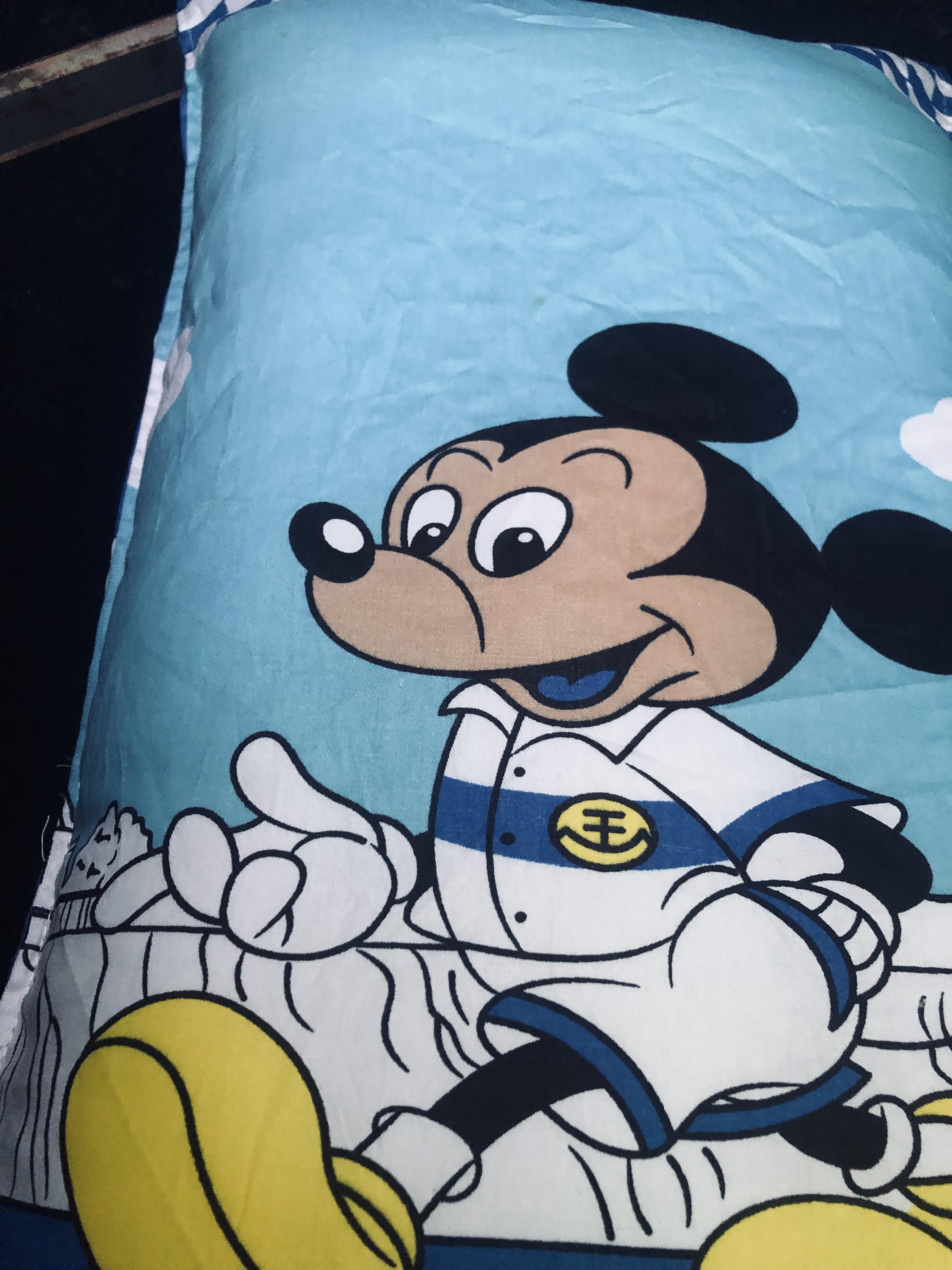 全棉儿童枕套幼儿园专用 卡通米奇纯棉枕套 宝宝小枕头套30×45cm
