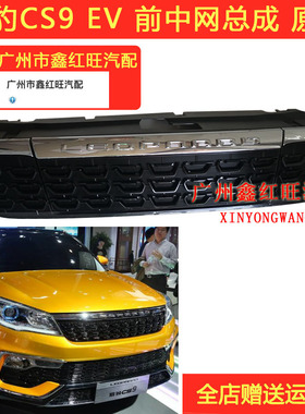 适用猎豹CS9中网总成 电动车中网 CS9新能源EV汽车中网带亮条原装