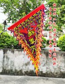 定做醒狮旗舞狮旗龙狮旗武术表演旗姓氏旗庙会旗头牌旗三角旗制作