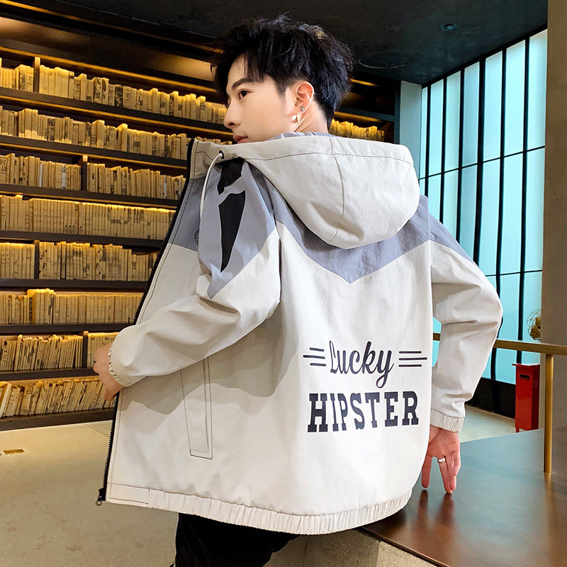 Men's autumn coat new Korean version of youth and middle school students' versatile fashion brand autumn jacket