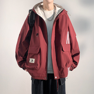 春秋季韩版潮流大码M-8XL男装夹克休闲百搭工装外套 YY2328-P80图片