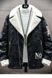 【羊羔毛】2025秋冬夹克潮流百搭机车服外套YCGW9929-P110，男装夹克，星座1206（原A206）