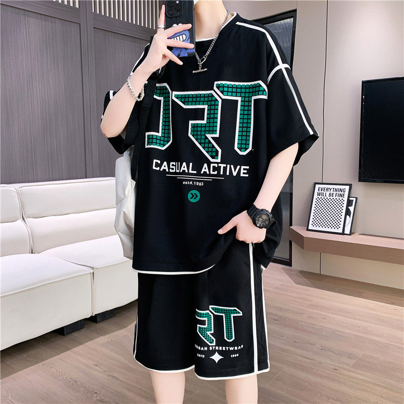 夏季T恤套装一套两件套男外套TZ716-P50,男装T恤,星座1206（原A206）
