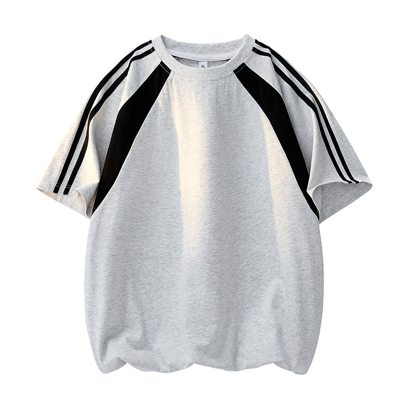 美式运动球服短袖男夏季潮牌重磅纯棉宽松休闲凉感t恤HH5713-P25,男装T恤,星座1206（原A206）