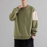 重磅纯色卫衣T恤男宽松春秋款卫衣圆领内搭打底衫男HH8895-P35，男装T恤，星座1206（原A206）