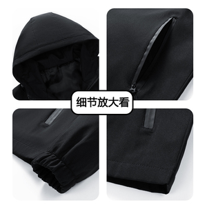 运动外套男2023秋季新款冲锋衣男潮流防水户外夹克CSL8809-P42图片
