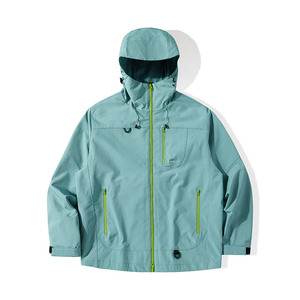 新款男女高品质户外登山服青少年学生冲锋衣夹克外套HS6633-P80,腋下包穿搭学生党图片