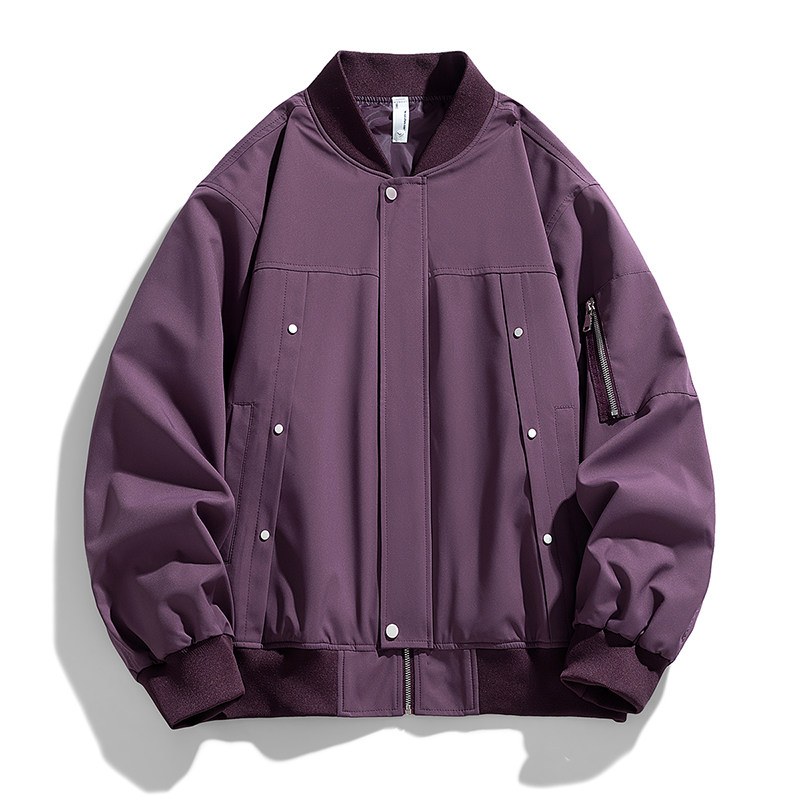 2025新款飞行夹克棒球服男美式宽松潮牌韩版二开公版GS6586-P75,男装夹克,星座1206（原A206）