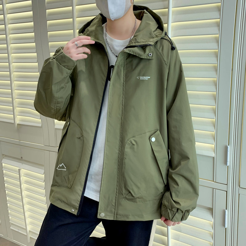 秋季新款男装休闲外套男上衣韩版潮流港风连帽夹克男JK0220-P70,男装夹克,星座1206（原A206）