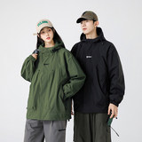 2025秋季户外三防冲锋衣夹克男女同款连帽防风登山外套JK745-P43，男装夹克，星座1206（原A206）