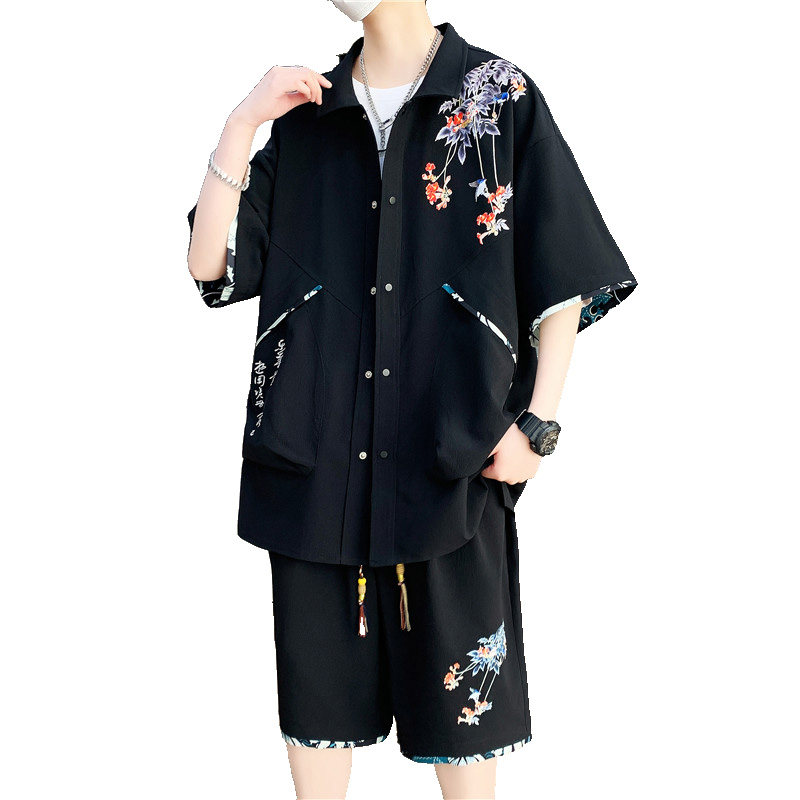 夏季T恤套装一套两件套男外套JMTZ721-P55,男装T恤,星座1206（原A206）