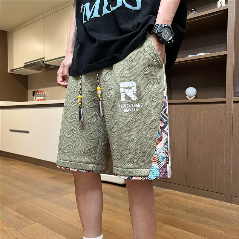 2025新款夏季青少年男士韩版针织休闲百搭五分短裤YCGW05-P27,男装牛仔裤,星座1206（原A206）
