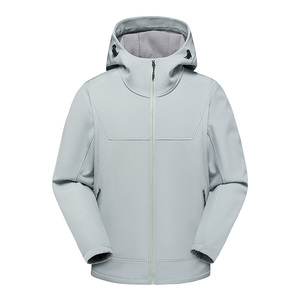 新款男女高品质户外登山服青少年学生冲锋衣夹克外套HS6611-P80图片