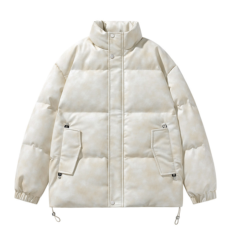 男装美式休闲冬新宽松做旧水洗皮衣棉衣棉服情侣外套GS8170-P115,男装皮衣,星座1206（原A206）