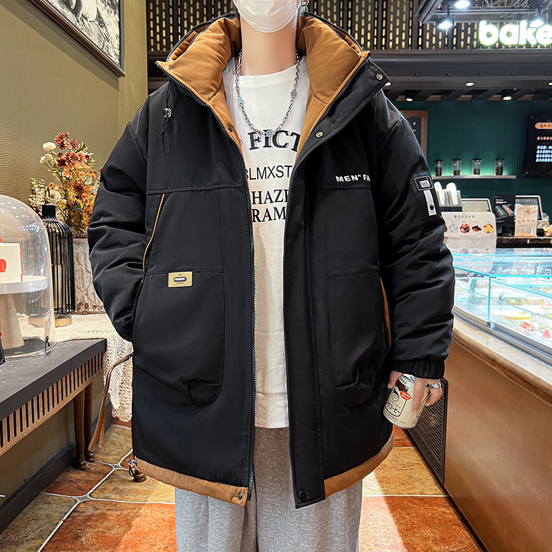 【】冬款男新款宽松潮流棉服学生加棉加厚外套YCGW7712-P115,男装棉衣,星座1206（原A206）