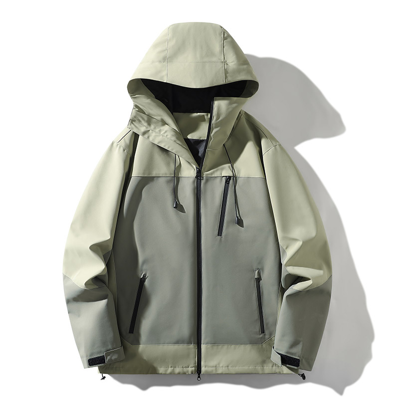 新款男女高品质户外登山服青少年学生冲锋衣夹克外套HS6607-P65,男装夹克,星座1206（原A206）