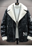 羊羔毛】2025秋冬夹克潮流百搭机车服外套YCGW9929-P110，男装夹克，星座1206（原A206）