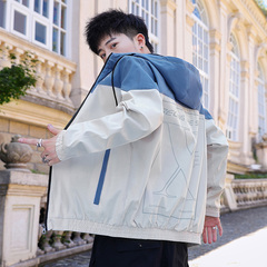 Jacket men's autumn Korean fashion ruffian handsome work jacket casual versatile men's top