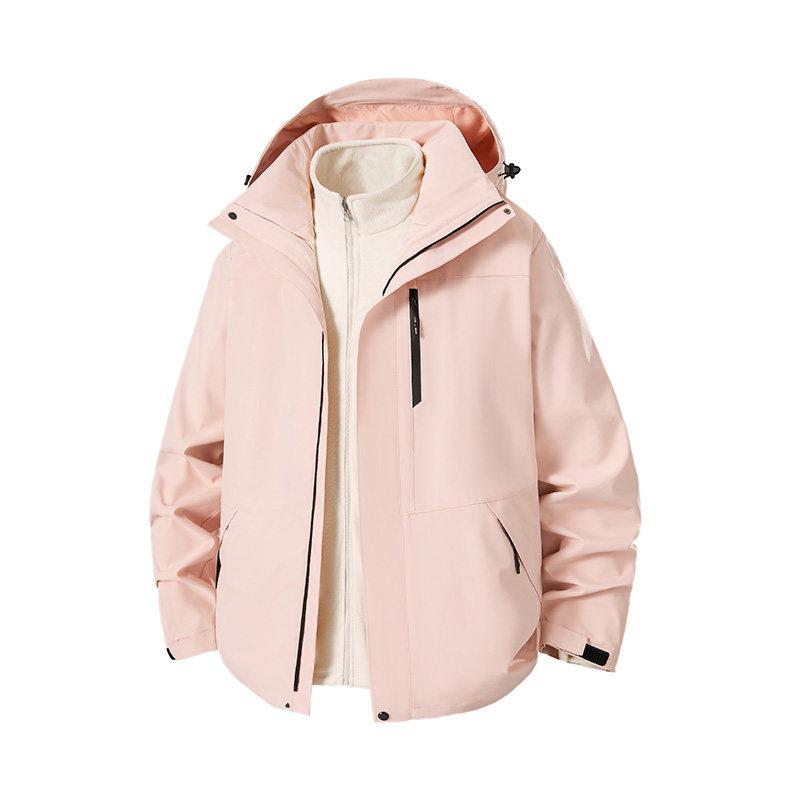 新款男女高品质户外登山服青少年学生冲锋衣夹克外套HS6666-P75,男装夹克,星座1206（原A206）