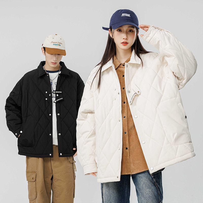 【新品】主推冬季棉衣青少年夹克男士情侣翻棉服外套GS8091-P80,男装夹克,星座1206（原A206）