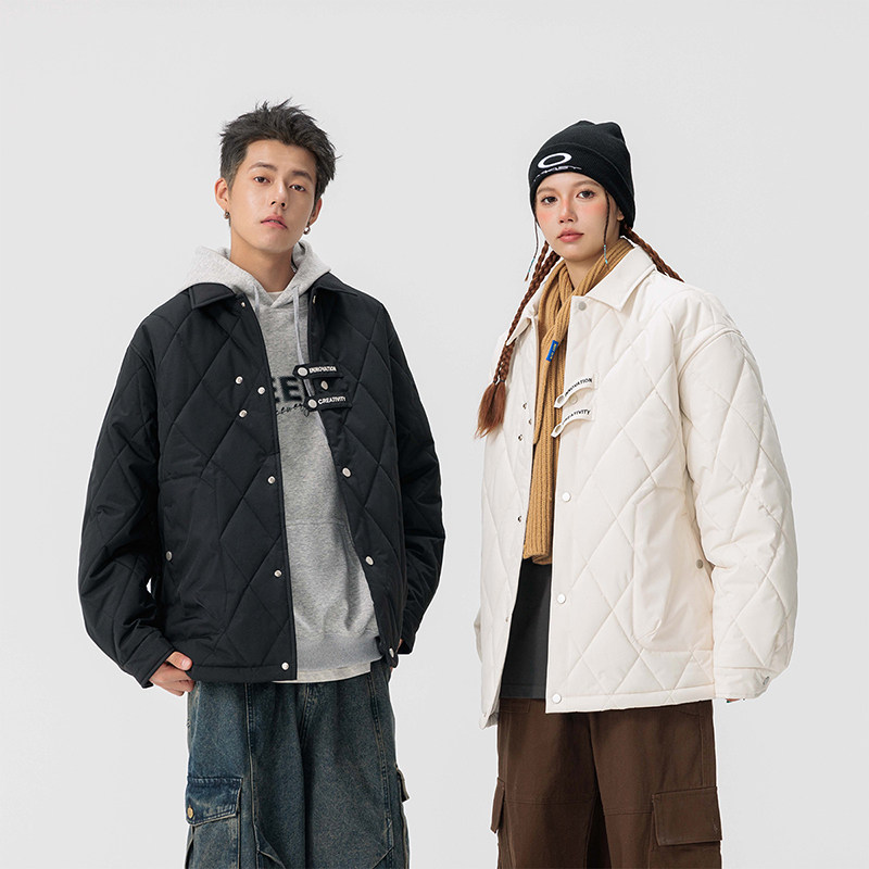【新品】主推冬季棉衣青少年夹克男士情侣翻棉服外套GS8091-P80,男装夹克,星座1206（原A206）