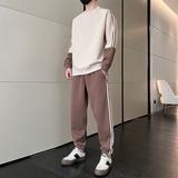 卫衣套装男士春秋圆领运动服秋季一套搭配帅气休闲外套潮P60，男装休闲套装，星座1206（原A206）