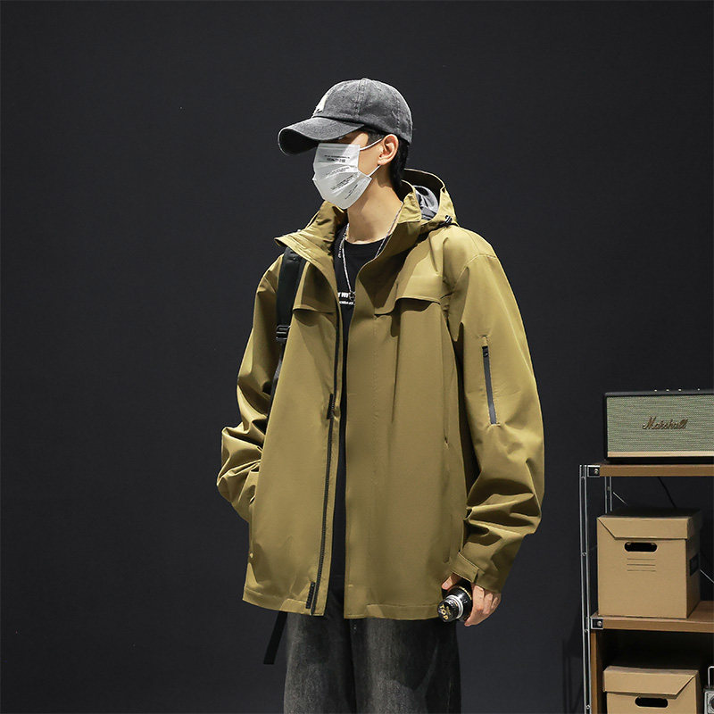 新款男女高品质户外登山服青少年学生冲锋衣夹克外套HS6606-P65,男装夹克,星座1206（原A206）