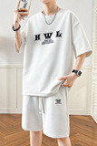 新款夏季透气青少年男士韩版休闲时尚百搭套装YCGW913-P38，男装休闲套装，星座1206（原A206）