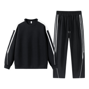 圆领卫衣男套装休闲运动服男一套搭配帅气春秋季外套男HH9231-P60图片