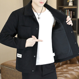 高品质秋冬款毛呢外套翻领休闲夹克提花毛呢外套HF8117-P150，男装夹克，星座1206（原A206）