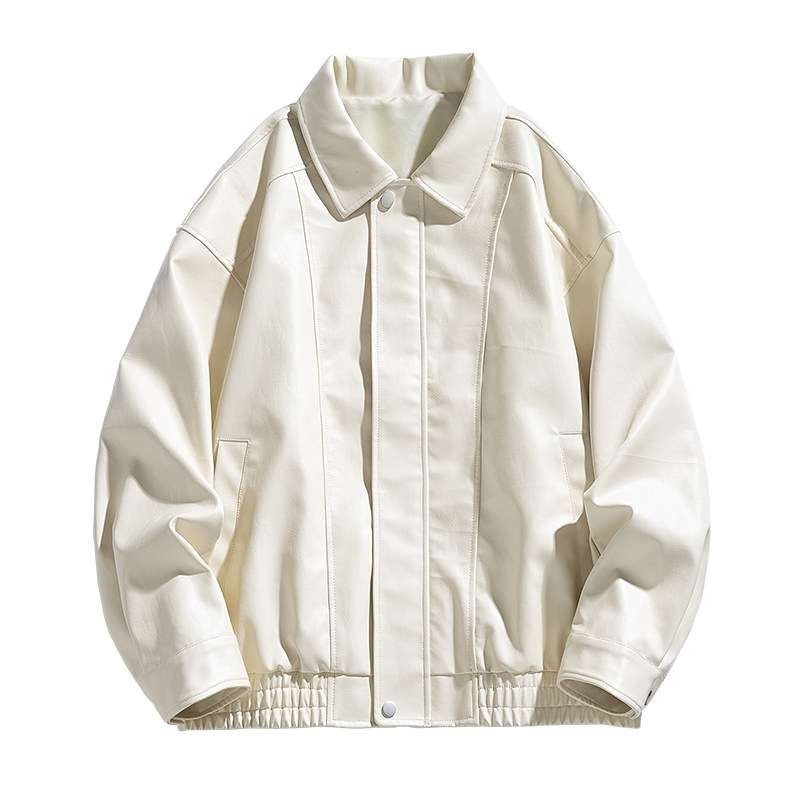 2025春季新款皮衣男机车服夹克外套皮衣宽松工装外套GS6203-P80,男装夹克,星座1206（原A206）