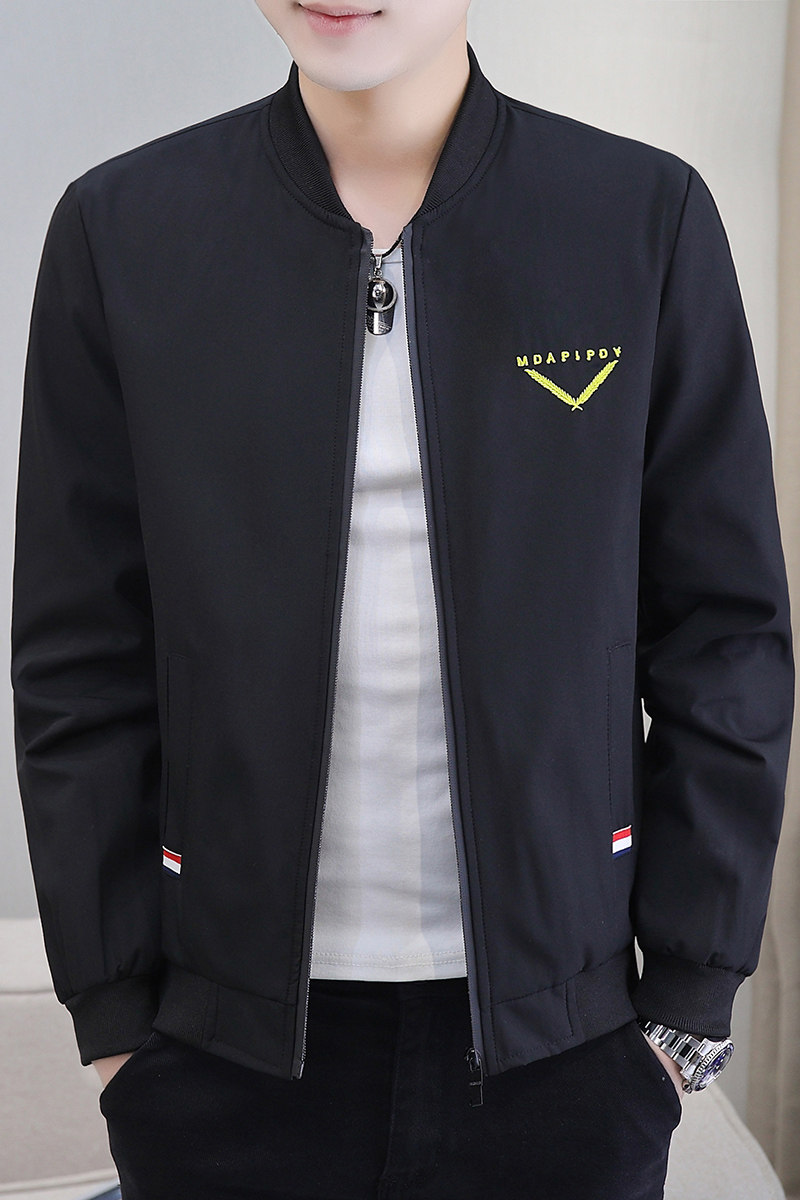 2023春季外套男新款潮流帅气修身棒球服秋装男夹克上衣JK243-P30,男装夹克,星座1206（原A206）