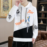 卫衣男连帽衫春秋季新款潮男士休闲运动服男装青少年潮W2325-P28，男装卫衣，星座1206（原A206）