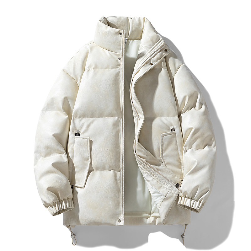 男装美式休闲冬新宽松做旧水洗皮衣棉衣棉服情侣外套GS8170-P115,男装皮衣,星座1206（原A206）