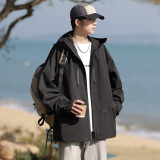 2025年春季新款男女同款户外潮流时尚运动夹克外套HS8805-P65，男装夹克，电商A206