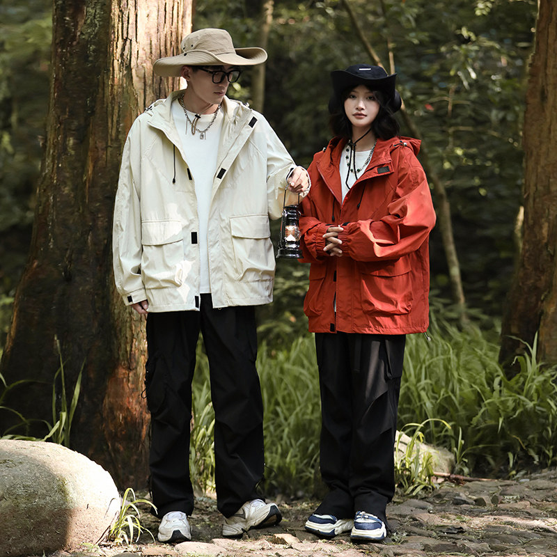 2023年秋季新款男女情侣款防水防风山系夹克外套HS8311-P75,男装夹克,星座1206（原A206）