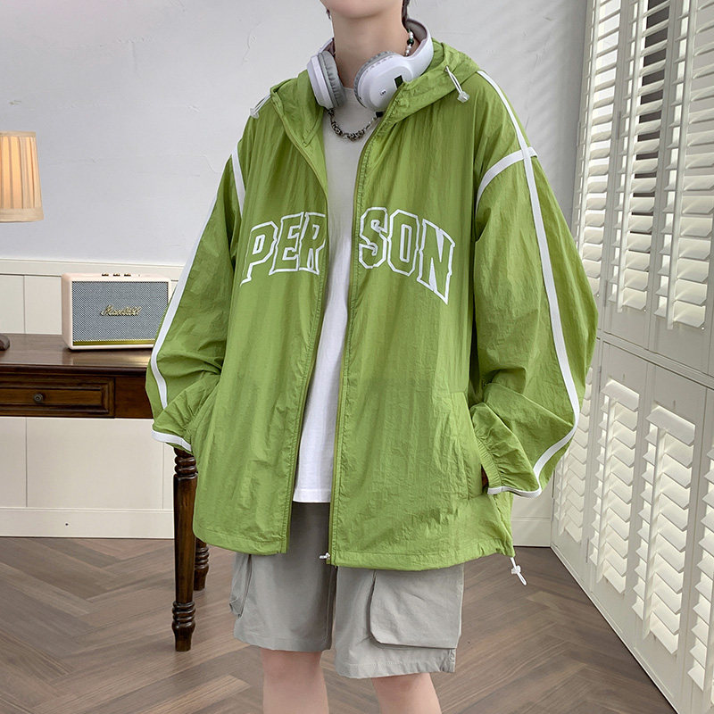冰丝防晒衣男士夏季新款轻薄透气夹克外套皮肤防紫外线防晒服-P38图片