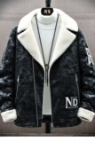 羊羔毛】2025秋冬夹克潮流百搭机车服外套YCGW9929-P110，男装夹克，星座1206（原A206）