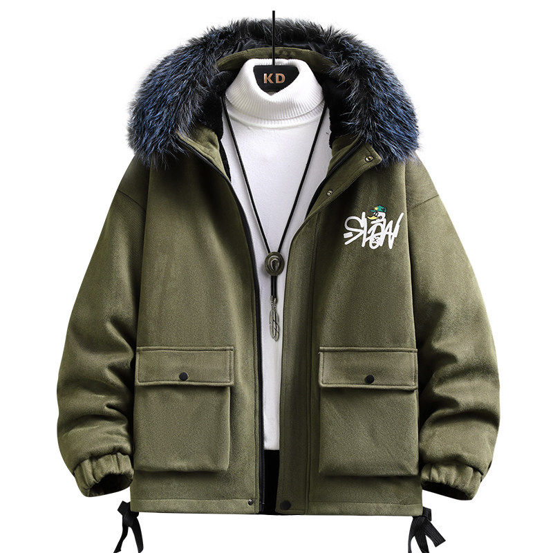 冬季主推男士加绒加厚时尚韩版百搭保暖派克服外套TM9902-P135,男装棉衣,星座1206（原A206）
