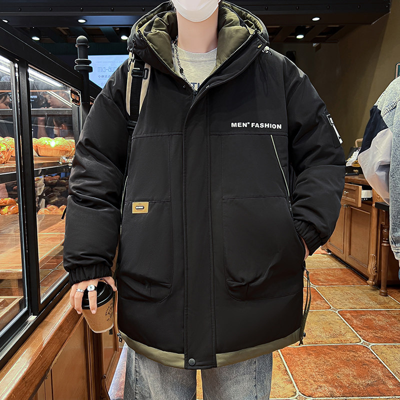 【】冬款男新款宽松潮流棉服学生加棉加厚外套YCGW7712-P115,男装棉衣,星座1206（原A206）