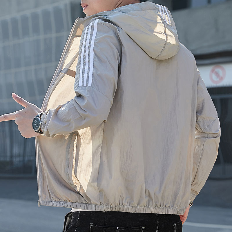 防晒衣男夏季新款薄款透气连帽港风潮流户外防晒服情侣款F208-P22,男装夹克,星座1206（原A206）
