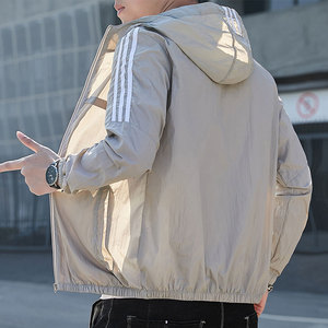 防晒衣男夏季新款薄款透气连帽港风潮流户外防晒服情侣款F208-P22图片