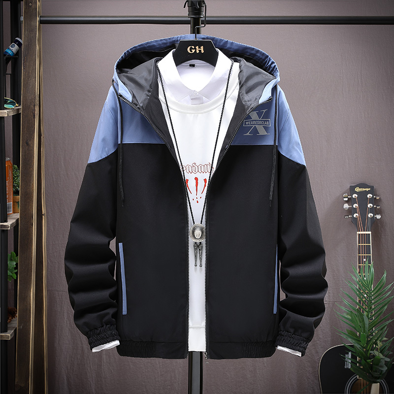 Jacket men's autumn Korean fashion ruffian handsome work jacket casual versatile men's top
