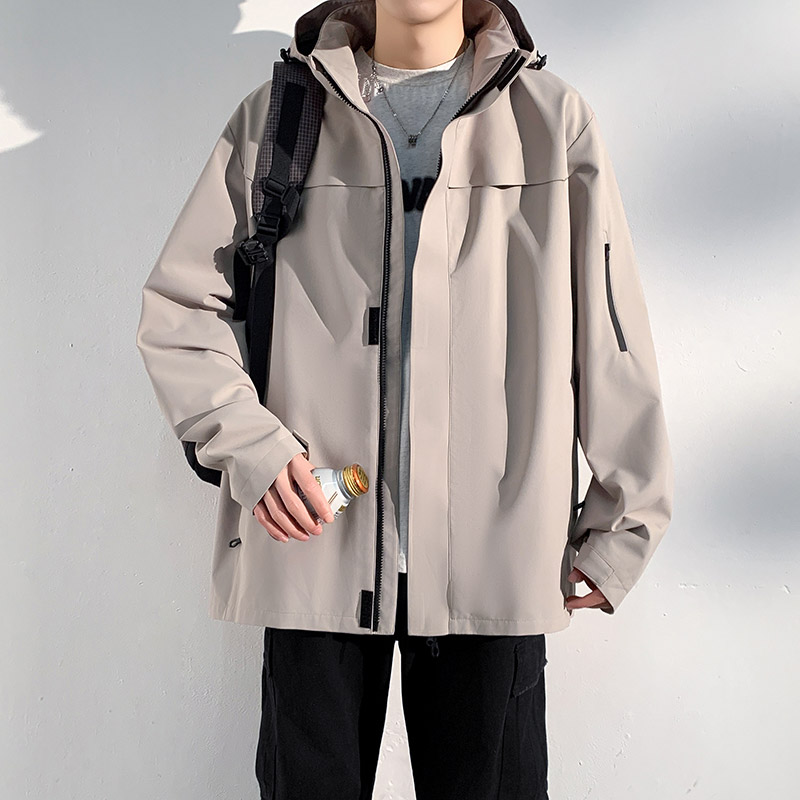 新款男女高品质户外登山服青少年学生冲锋衣夹克外套HH6606-P65图片